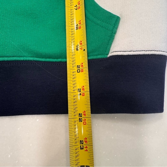 Polo Ralph Lauren Color Block Hoodie Unisex Size Large 14-16 Unique - Picture 6 of 9